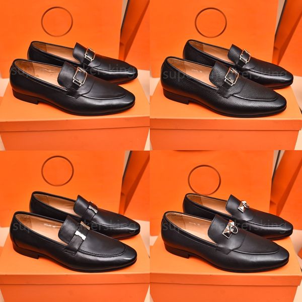 

new men loafers designer dress shoes genuine calf leather italian luxurious handmade slip on male wedding shoes size 38-46, Black