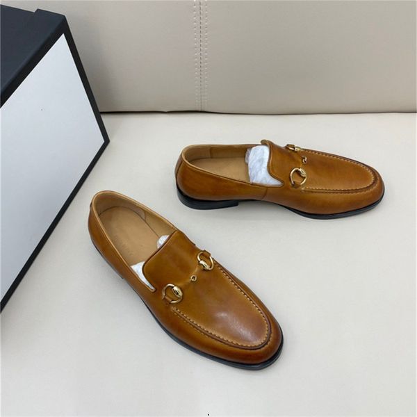 

fashion business casual genuine leather shoes handmade party wedding wear men office designer dress shoe big size 38-45 black loafers