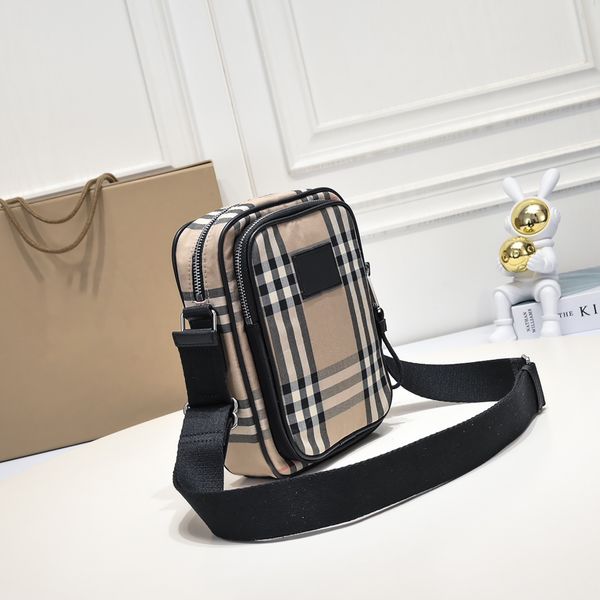 

designer vintage check tb camera mens crossbody bag retro brand leather luxury classic stripes nylon women's wallet purses famous handb