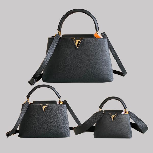 

designer bag tote bags shoulder bag women handbags fashion capucines large capacity crocodile skin solid classic luxury metal real leather l