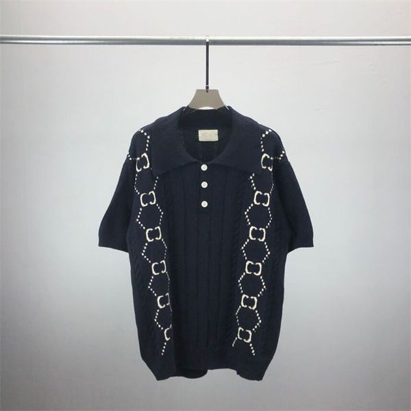 

2023ss spring/summer designer letter print t shirt cotton fabric round neck pullover short sleeve t-shirt sweatshirt c9p9, Black;brown