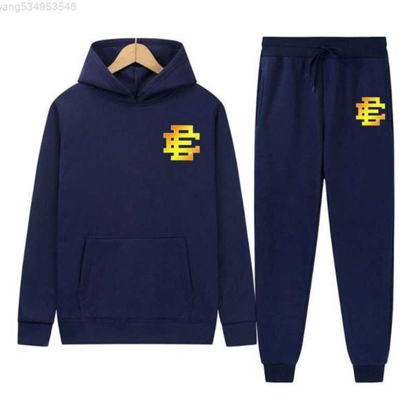 

men's hoodies sweatshirts tracksuits autumn winter fashion 2 piece sets casual men pants plus fleece ee printed hip hop e harajuku suit, Black