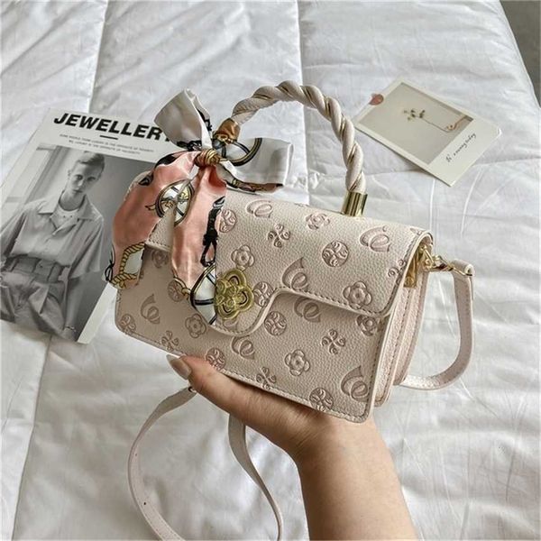 

luxury handbag shop 85% off minority female high-grade embossed pink small square portable single messenger