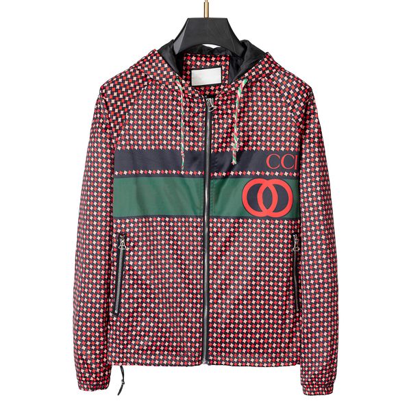 

mens jacket windbreaker jacket coats with letters men women waterproof coat spring autumn clothes jackets outerwear men's clothing, Black;brown