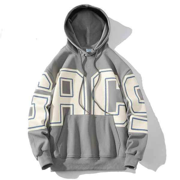 

men's hoodies sweatshirts oversized for men sweatshirt pullover harajuku retro streetwear spring autumn casual 230826, Black