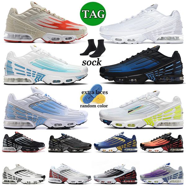 

2023 designer sports shoes tn plus 3 triple black laser blue unity white volt for womens mens tuned iii trainers tn3 runners outdoor sports