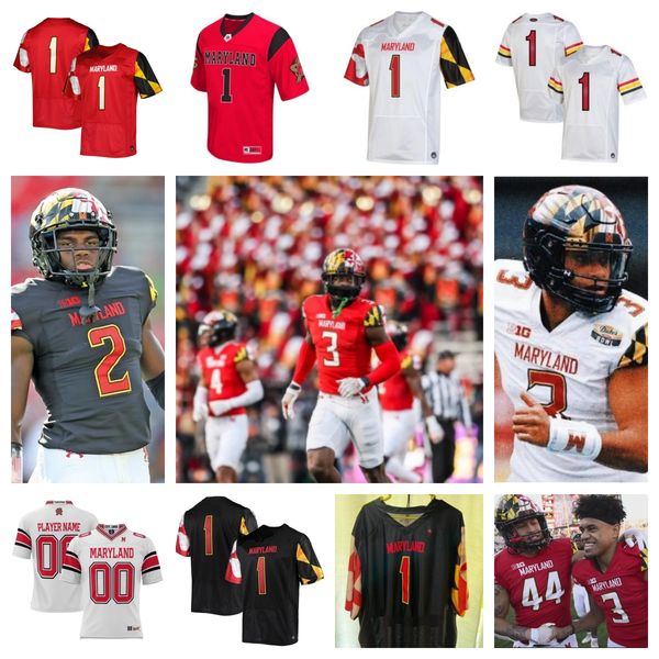 

maryland terrapins football jersey 82 leron husbands 23 mcdonald 86 richards 89 aj szymanski 33 tayvon nelson 56 tamarus walker 60 khriser l, Black