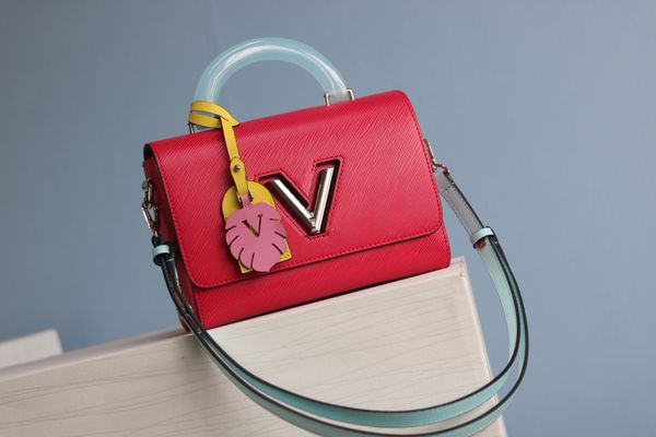 

women's luxury designer bags twist medium tote bag epi leather handbag shoulder purse crossbody purse wallet card holder messenger purs