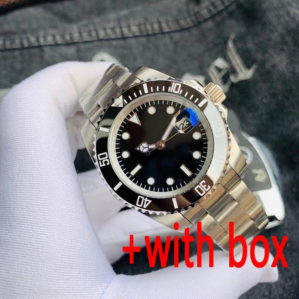 

mens designer watches aaa quality 40mm 904l automatic mechanical folding buckle sapphire glass waterproof ceramic montre de luxe homme wrist, Slivery;brown