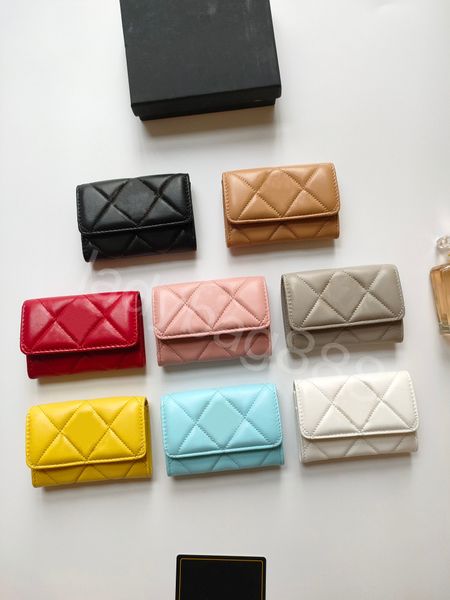 

famous designer cc card holder leather mini wallet pocket change, Brown;gray