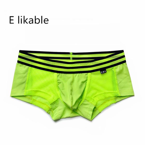 

underpants e likable european and american youth men's underwear fashion breathable comfortable low waist solid color boxer 230826, Black;white