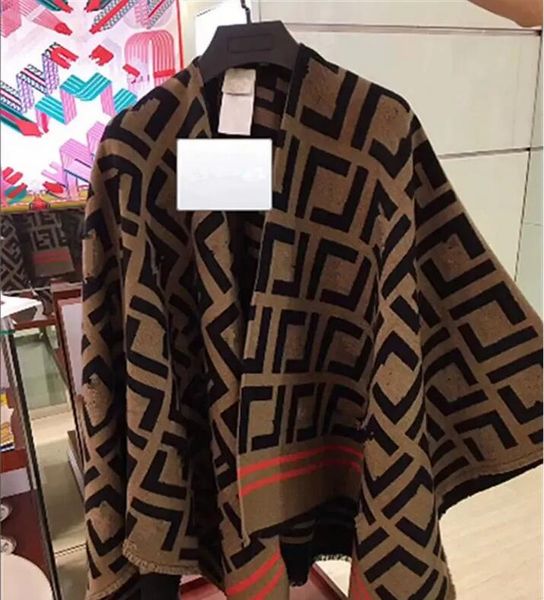 

2023 designer scarfs for women European and American new printing high-end open-cut fen women autumn/winter scarf cape shawls ZMKI