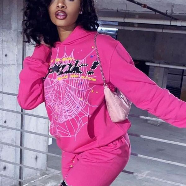

men's hoodies sweatshirts spider web hoodie pink y2k graphic punk pullover zip up fleeced hooded sweatshirts men goth streetwear women, Black
