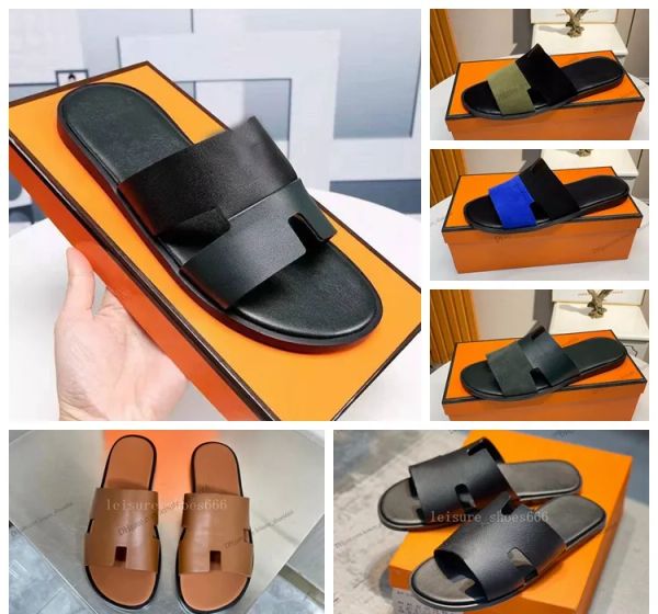 

izmir slide slippers men slippers sandal sheepskin leather izmir flats pool slipper summer luxury flat slides mens beach shoes party wed ukh, Black
