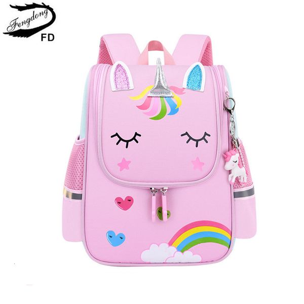 

backpacks fengdong little girl school bags kids cute bookbag animal schoolbag elementary student small backpack girl kindergarten backpack 2