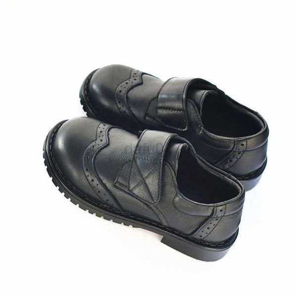 

boots genuine leather girl' leather shoes spring autumn soft cowhide student kids school shoes non-slip baby boys casual shoes l0828, Black;grey