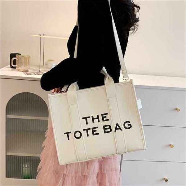 

18% off bag 2024 new launch designer handbag french simple tote new stamping letter thetotebag one shoulder crossbody for women