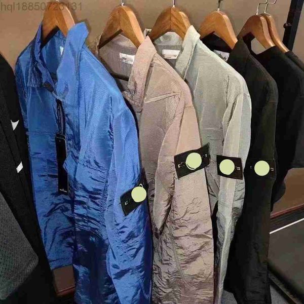 

st0ne designer lightning jacket shirts water resistant skin coat nylon functional sunscreen men's jackets, Black