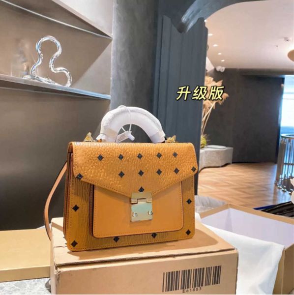 

fashion blooms padlock bag chain crossbody shoulder bags women luxurys designer letter printing handbag french minority