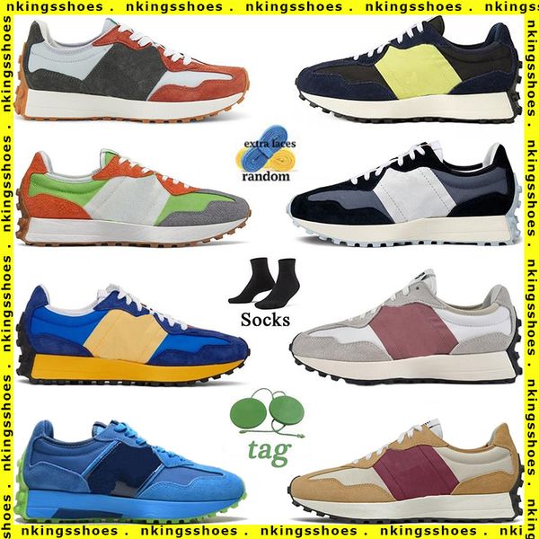 

new balances 327 men women casual shoes black white beige burgundy neon flame miinbeam white navy black grey magnet team red sports sneakers