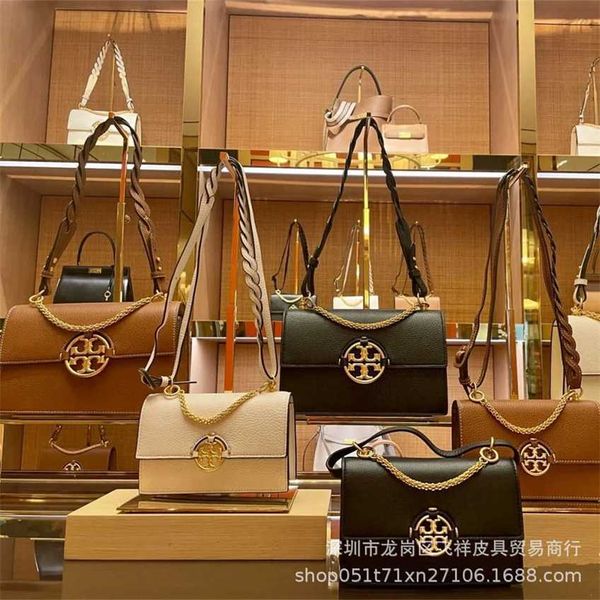 

62% off bag 2024 new launch designer handbag early launch new trend tb cowhide organ fashion hollow out woven small square wide strap popula