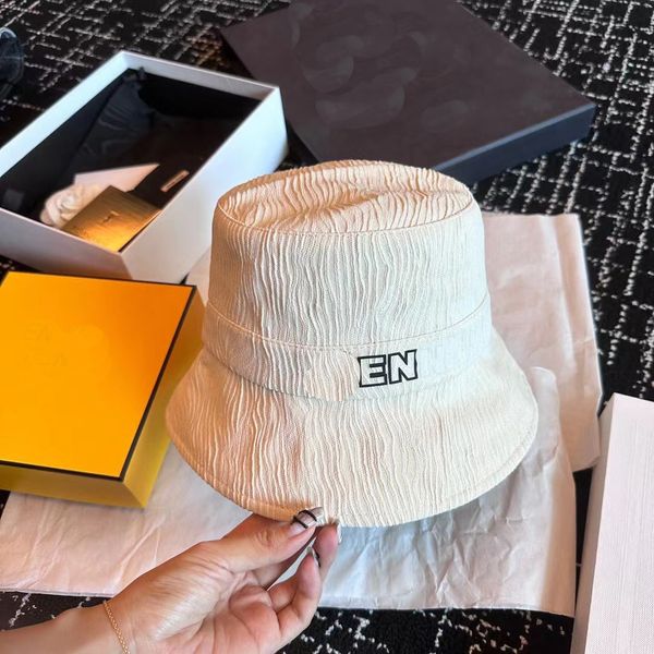 

solid designer texture bucket hat for women letter printed wide brim hats casual outdoor, Blue;gray