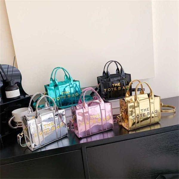 

20% off bag 2024 new launch designer handbag spring/summer handheld mini tote with glossy lacquer leather letter one crossbody