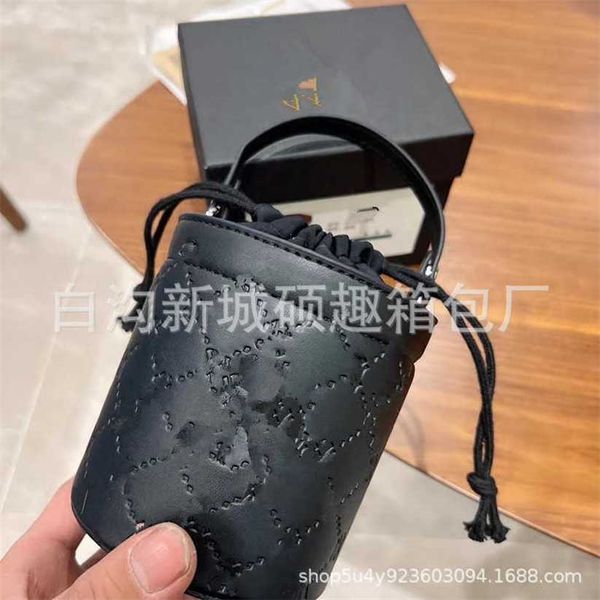

12% off bag 2024 new launch designer handbag early launch bucket autumn winter new men and women luxury embossed perfume one shoulder cross