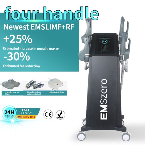 

ems slim nova rf fat burning 4 handles ems muscle stimulator body sliming muscle sculpting em slim body contouring machine
