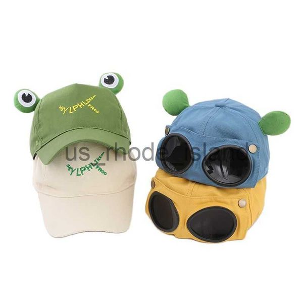 

caps hats doitglasses summer boy girl cap baseball lovely frog child sun hats cute kids child peaked caps snapback gorras bones x0828, Yellow