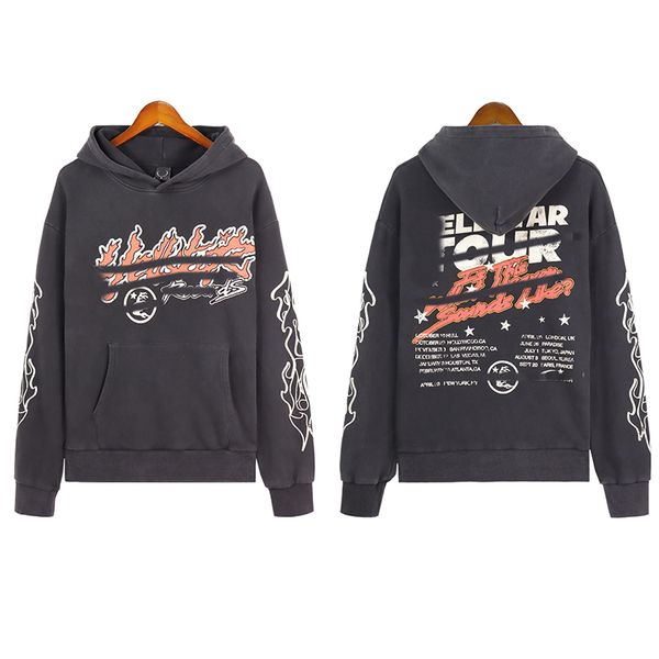 

designer hoodie hellstar black hoodie sweatshirt mens coat designer sweatshirt vintage wash jacket jogging casual sweatshirt