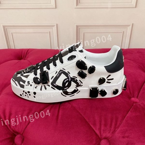 

2023 new designer men women open sneakers casual shoes platform vintage white pink beige sports breathable skate trainers mens shoe 36-45, Black