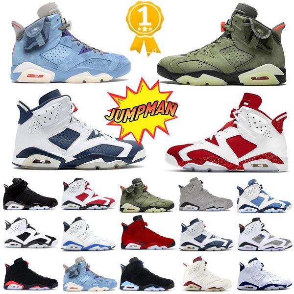 

new vi jumpman 6 6s men basketball shoes mint foam silver unc red oreo midnight navy black cat electric green mountain forest infrared white
