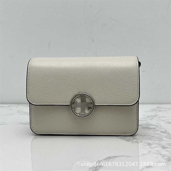 

22% off bag 2024 new launch designer handbag early launch tb litchi pattern chain flap with snap on small body single crossbody women's