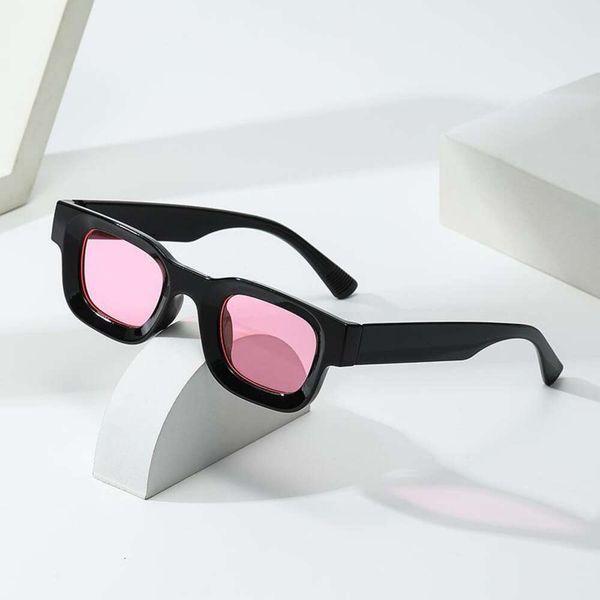 

small square fashion sunglasses modern catwalk ins cool glasses, White;black