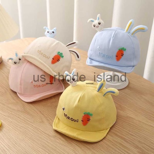 

caps hats summer cute giraffe dots baby baseball cap kids boys girls sun hat outdoor toddlder fisherman hat children adjustable cap x0828, Yellow