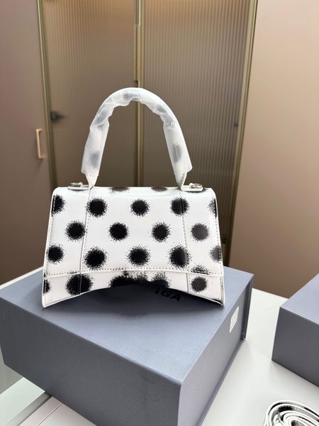 

10a luxury hourglass xs polka dots design bag handbags crocodile skin crossbody bags purses lisa designer woman shoulder bags with box