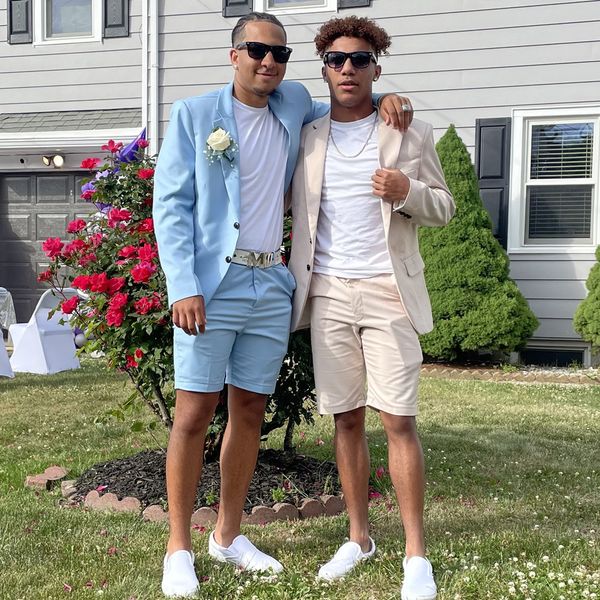 

men's suits blazers 2 pieces men's casual suit single breasting lapel blazer groomsmen with short pants for wedding blazerpants 23, White;black