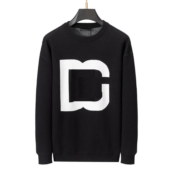 

mens sweater designer sweater men sweaters pullover clothing round neck long sleeve outdoor casual street sweater coat fashion lovers clothi, White;black