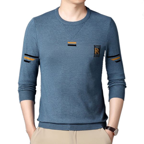 

men's sweaters men clothing warm fashion long sleeved casual pullover knitted sweater 230826, White;black