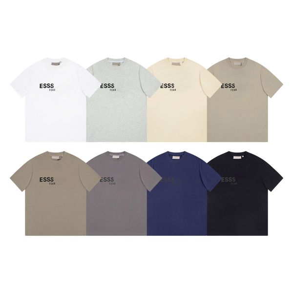 

summer fashion high street cotton t-shirt sweatshirt t-shirt pullover t-shirt breathable men and women letter print casual short sleeve t-sh, White;black