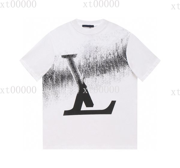 

22ss designer letter printed t shirts tee sweatshirt fashion high street short sleeves summer casual t-shirt breathable men women crew neck, Black;brown