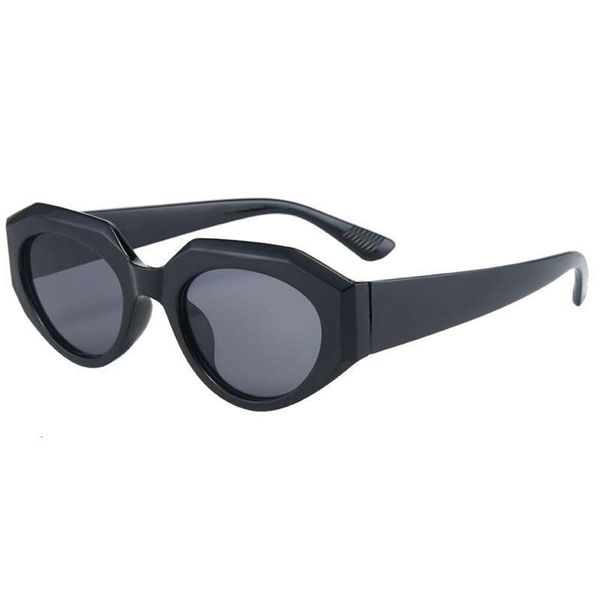 

polygon sunglasses hip hop cats eye sunblock glasses, White;black