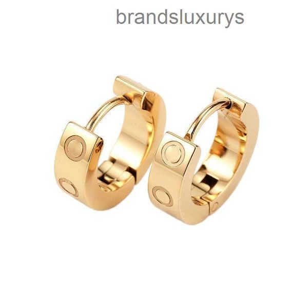 

fashion love designer earring gold designer studs ear clip luxury jewelry size 9mm 12mm ladies earring sterling silver ear ring for women, Golden;silver