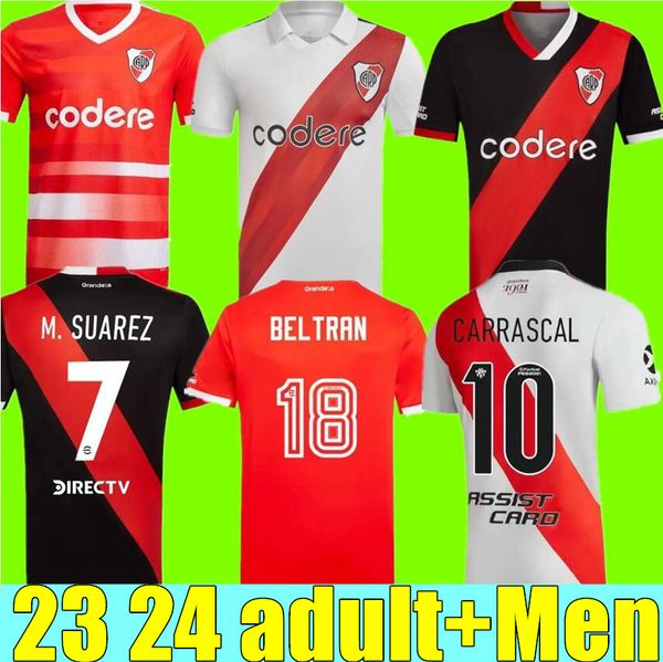

carrascal 23 24 river plate home soccer jerseys third black 120th anniversary camiseta perez romero de la cruz 2023 2024 away football conce, Black;yellow