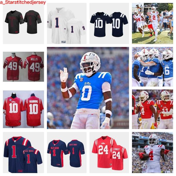 

ole miss rebels football jersey 22 jarell stinson 73 eli acker 27 jalen knox 97 jamond gordon 15 jj henry 4 quinshon judkins 82 simmons 92 c, Black