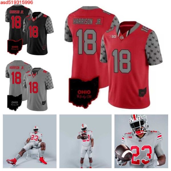 

2023 ohio state buckeyes football 12 lincoln kienholz 18 jyaire brown 13 tristan gebbia 10 denzel burke 42 arvell reese 62 joshua padilla 53, Black;red