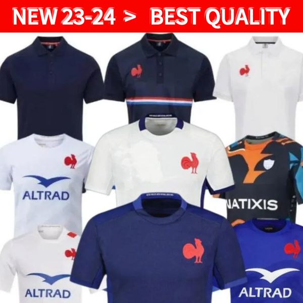 

luxurious 2023 super rugby jerseys maillot de french boln shirt men size s-5xl women kid kits, White;black