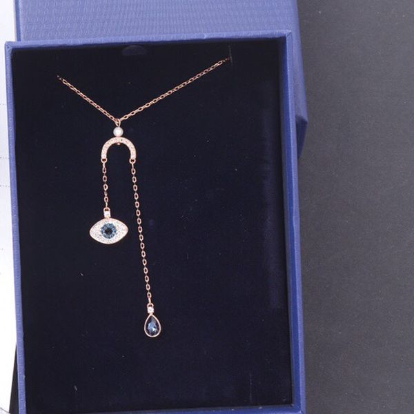 

luxury fashion pearl necklace designer jewelry wedding diamond 18k gold plated platinum letters pendants necklaces for women with s letter d, Silver