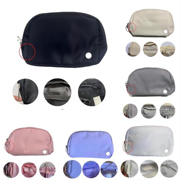 

everywhere lu belt bag official models ladies sports waist bag outdoor messenger chest 1l capacity with brand logo upgrade silicone label an